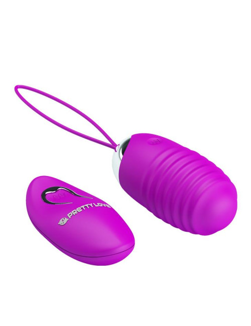 PRETTY LOVE JESSICA USB Jajko Bezprzewodowe Wibrujące 12 Funkcji - Wodoodporne, Silikon Zabawki