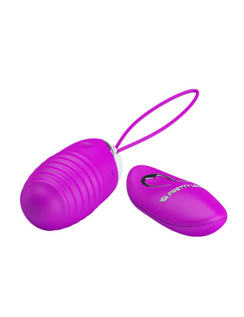 PRETTY LOVE JESSICA USB Jajko Bezprzewodowe Wibrujące 12 Funkcji - Wodoodporne, Silikon Zabawki