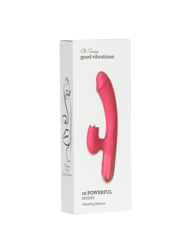 Wibrator-Silicone Vibrator USB, 10 vibration modes, Heating