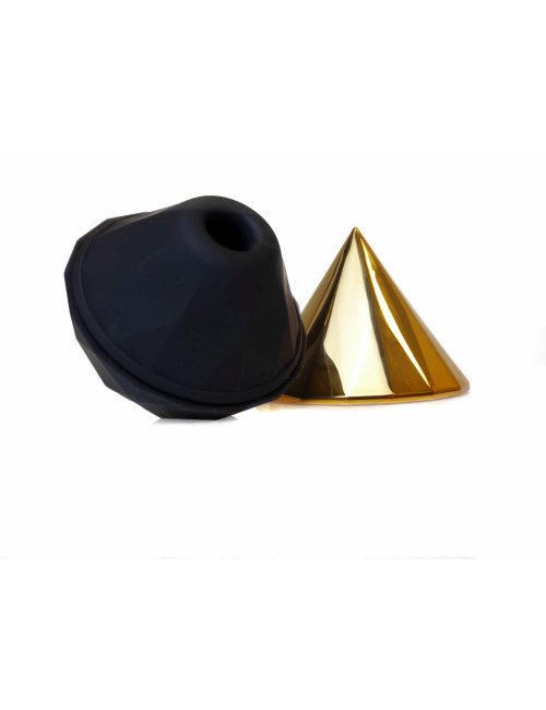 Stymulator Diamond Air Massager USB 7 Funkcji Gold – Zabawki Wibratory Stymulatory