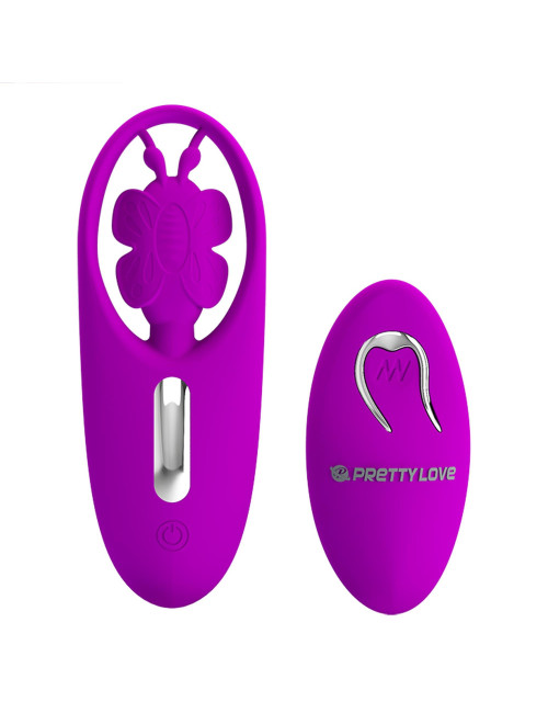 Pretty Love Dancing Butterfly Wibrator z 12 Funkcjami, Bezprzewodowy Pilot, Silikon Elite
