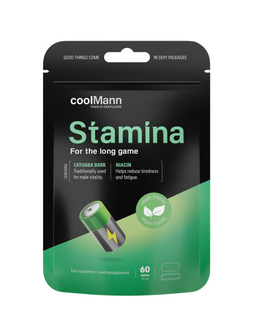 CoolMann STAMINA Suplement na Wytrzymałość dla Mężczyzn 60 tabl.
