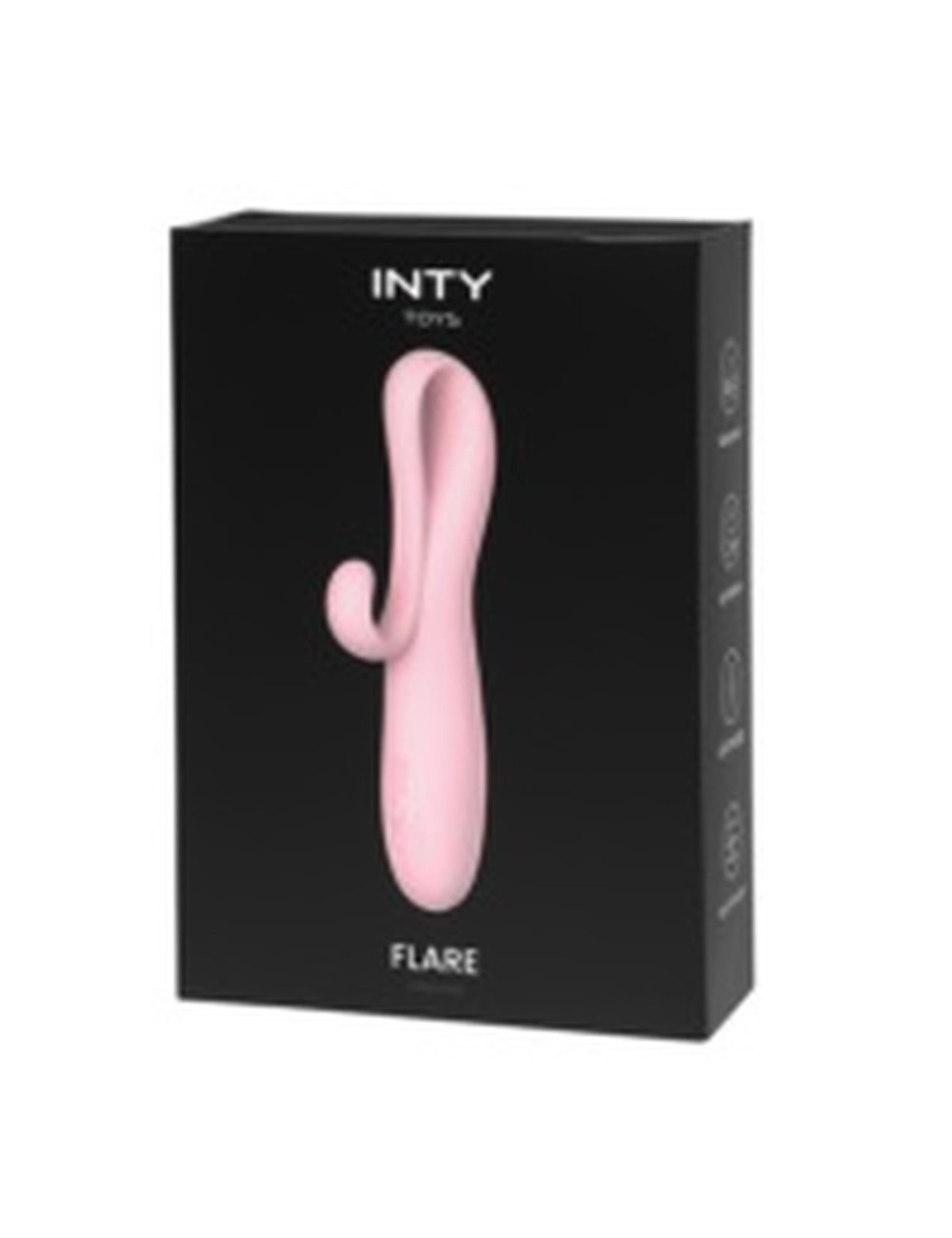 INTY Toys Flare Pink silikonowy wibrator 10 trybów IPX6 USB zabawki erotyczne