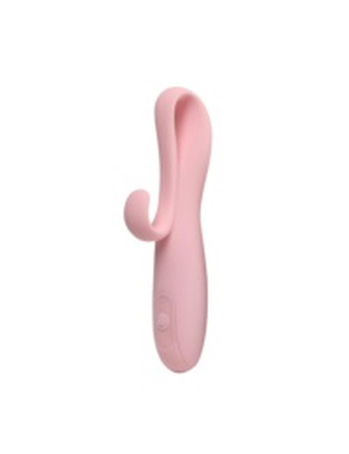 INTY Toys Flare Pink silikonowy wibrator 10 trybów IPX6 USB zabawki erotyczne