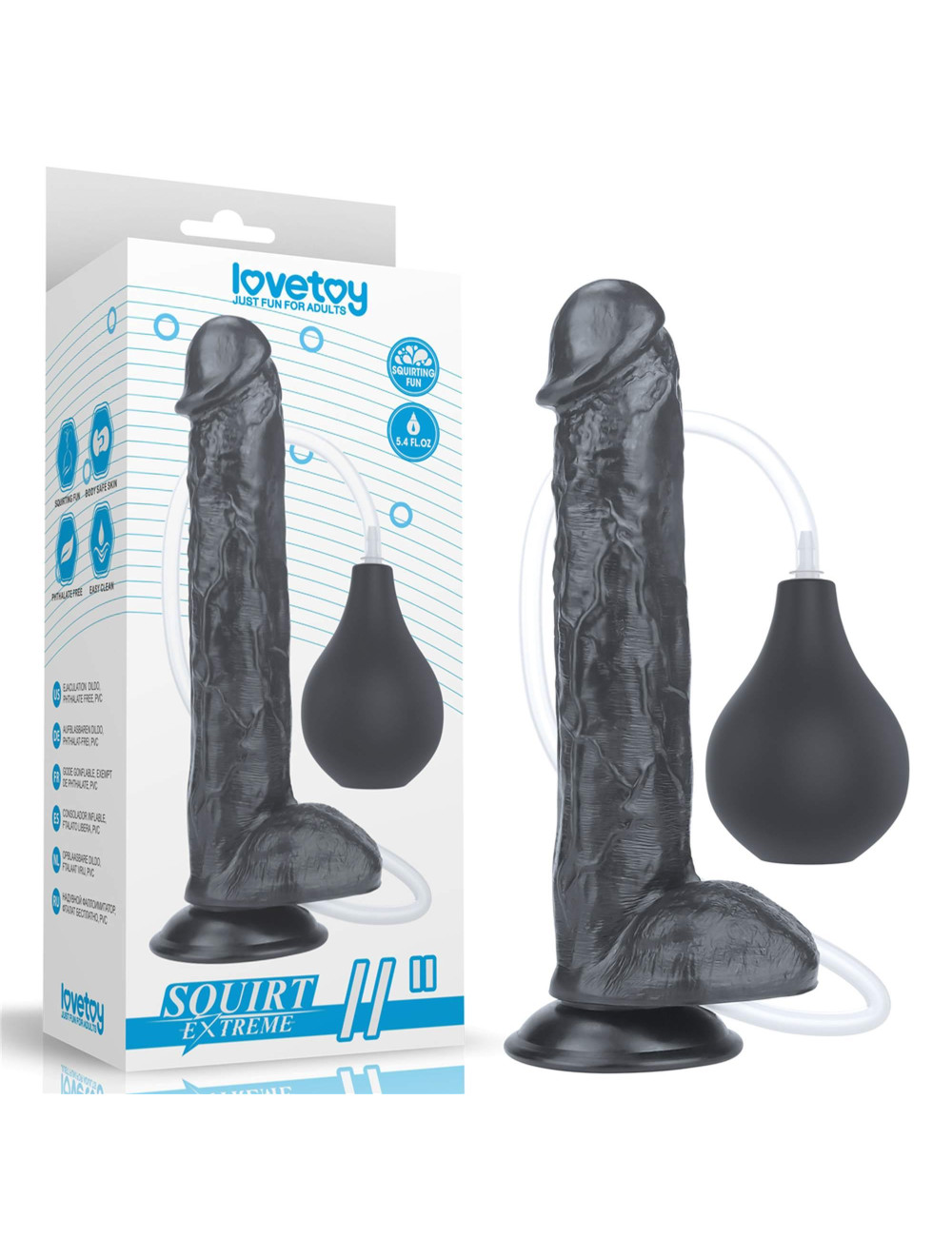 LoveToy Squirt Extreme Realistyczne Dildo PVC 11''