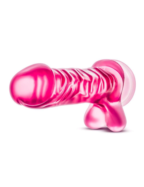 Dildo żelowy B YOURS BASIC 8 PINK z przyssawką – realistyczny, łatwy do czyszczenia