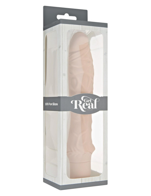 Wibrator Realistyczny Classic Large – silikonowy, 7 prędkości, wodoodporny, light skin tone