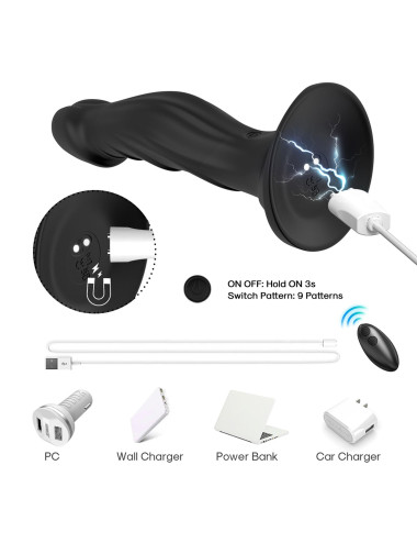 Optimus Black, 9 vibration functions, Remote control