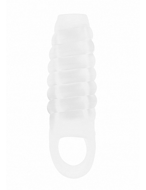 No.21 Dong Extension Transparent - Przedłużka Nakładka Zabawki Soft TPE Wodoodporna