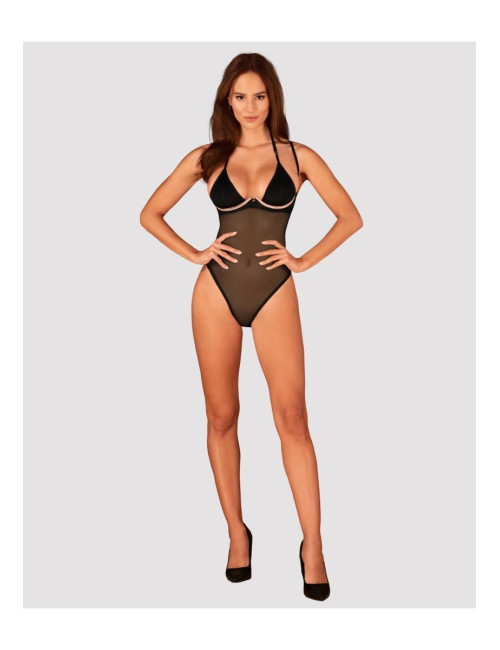 Obsessive Body Selinne Czarne XL/2XL Złote Akcenty