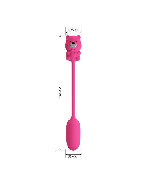 Pretty Love Olson Mini Bullet - Wibrator silikonowy 26,4 cm, Seria Extreme