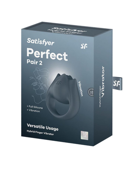 Wibrator 2w1 i Pierścień Satisfyer Perfect Pair 2