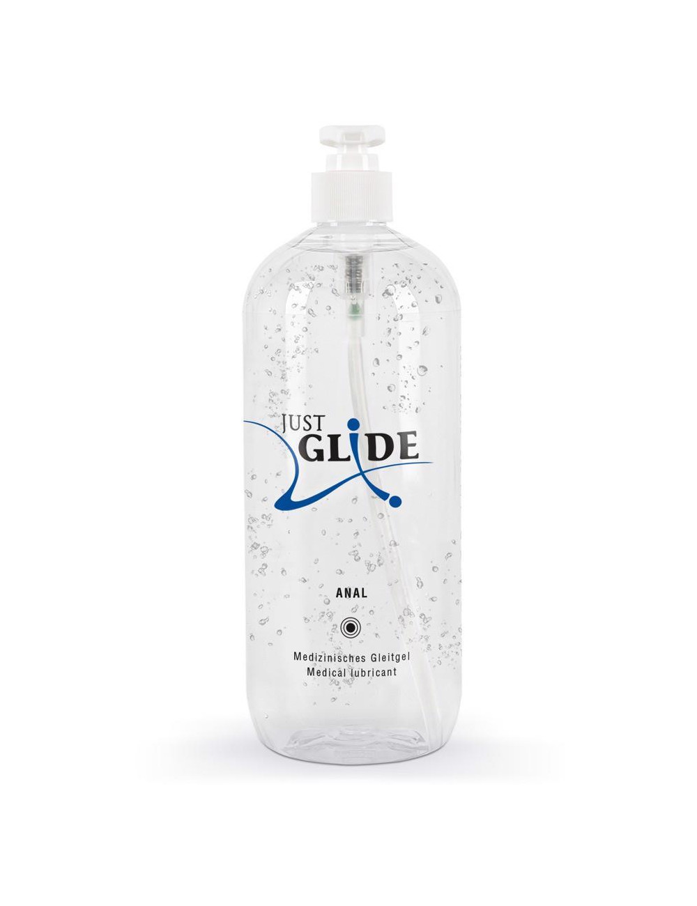 Just Glide Anal 1L - Wegański lubrykant na bazie wody, analny, bezpieczny z prezerwatywami i zabawkami