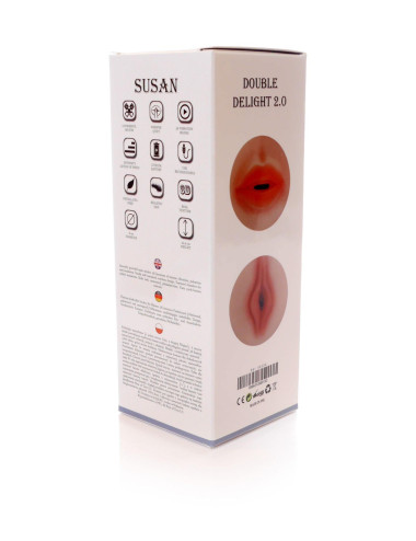Masturbator- SUSAN Double Delight 2.0 - 36 functions USB