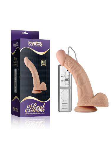 Lovetoy Realistyczny Wibrator 8,5 cala z Przyssawką
