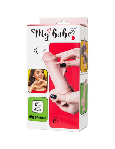 Dildo My babe by RealStick My Precious, flesh,TPE, 17cm