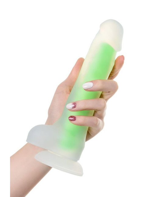 BEYOND BY TOYFA Clark Glow Green 16,5cm Dildo Żelowy Świecący w Ciemności