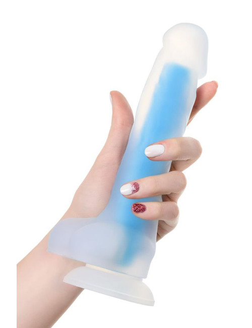 Bruce Glow Dildo Żelowy Świecący w Ciemności 16,5 cm Zabawki BEYOND BY TOYFA