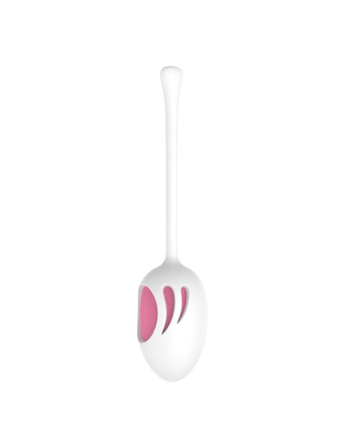 Kegel Ball Pink-purple – kulki kegla bez wibracji z silikonu medycznego, 128 mm