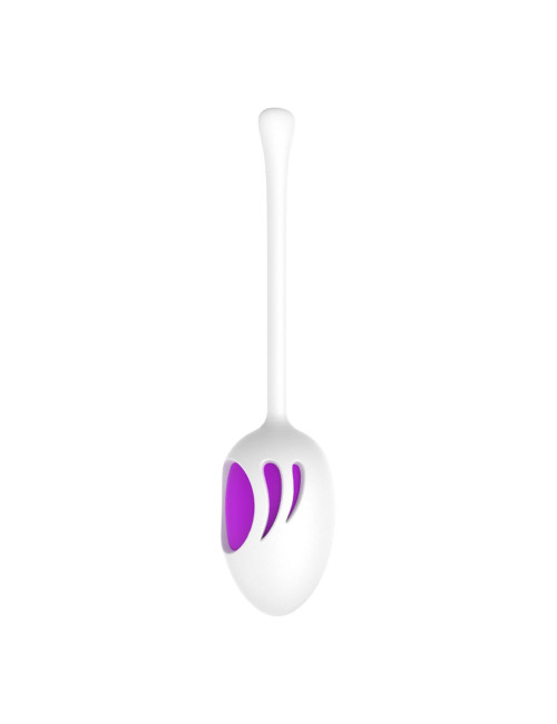 Kegel Ball Pink-purple – kulki kegla bez wibracji z silikonu medycznego, 128 mm