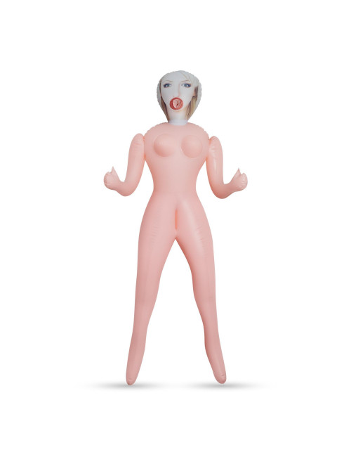 CRUSHIOUS Cristina - Lalka Dmuchana Blond 155 cm - Zabawka Damska dla Dorosłych