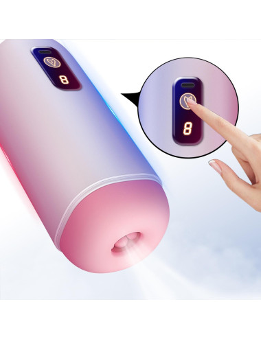 Masturbator- USB Rechargeable, 8 vibration functions