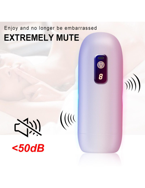 B - Series Fox Masturbator USB z 8 funkcjami wibracji