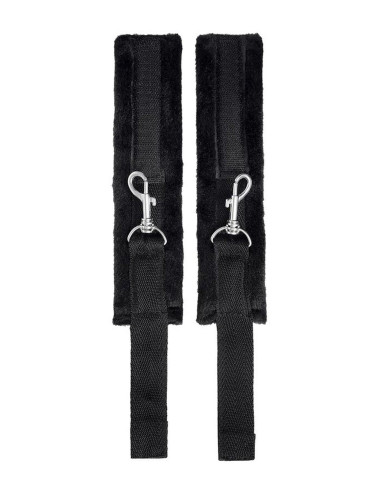 Anonymo fixing sling with pillow, velour, black, 127 cm