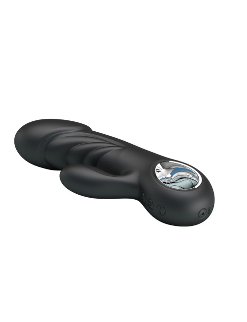 Pretty Love Ansel USB Black - Wibrator Punktu G z 7 trybami, silikonowy, wodoodporny