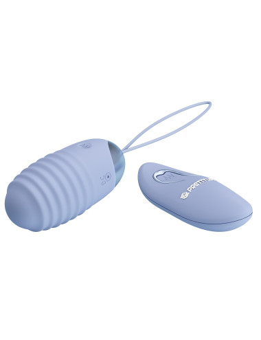PRETTY LOVE - JESSICA Dream chaser 3, Blue, Wireless remote control 12 vibration functions