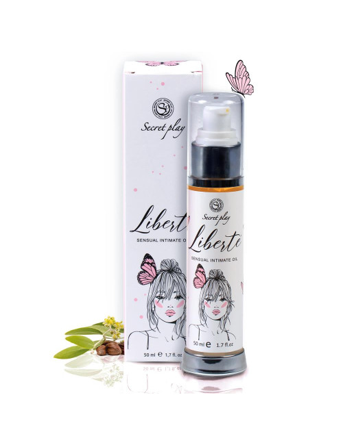 Liberté Intimate Oil 50 ml - Afrodyzjaki dla kobiet, Stymulacja, Naturalny olejek intymny nawilżający
