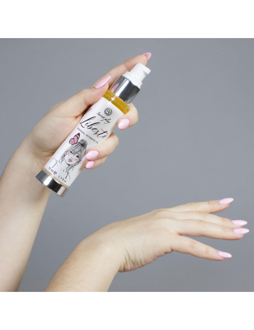 Liberté Intimate Oil 50 ml - Afrodyzjaki dla kobiet, Stymulacja, Naturalny olejek intymny nawilżający