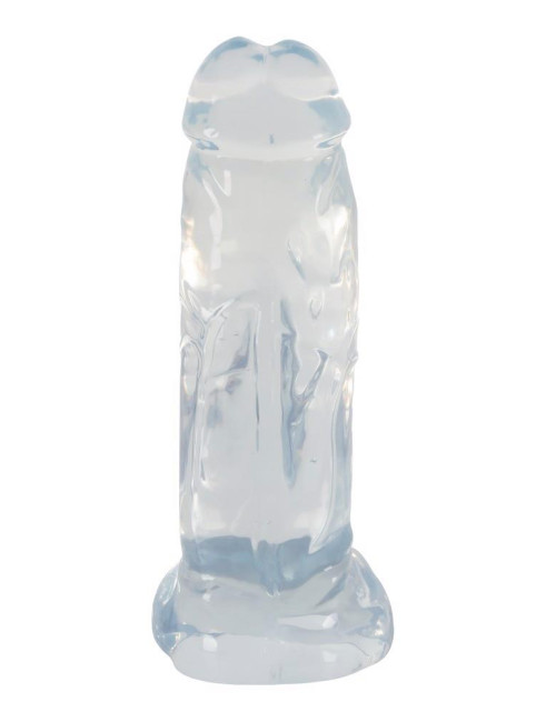 Crystal Clear Przezroczyste Dildo Żelowe 23 cm