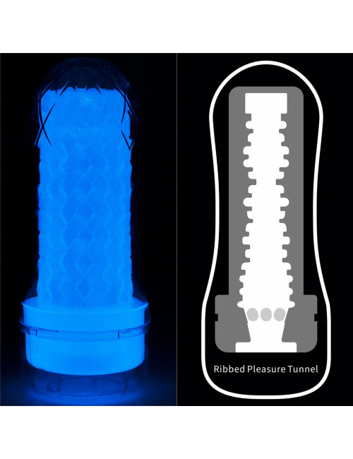 Lumino Play Ribbed Masturbator – Zabawki dla dorosłych, Masturbator