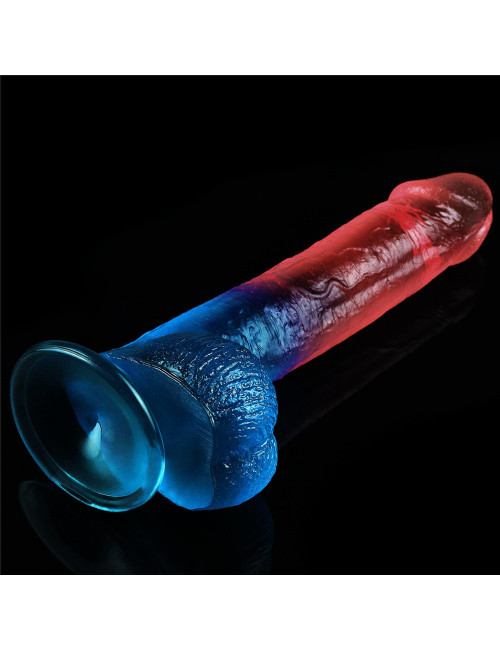 Lovetoy 9'' Dazzle Studs - Realistyczne Dildo z Przyssawką