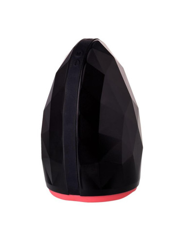 EROTIST Magma  Rechargeable masturbator with heating, Silicone, Black, 12 cm