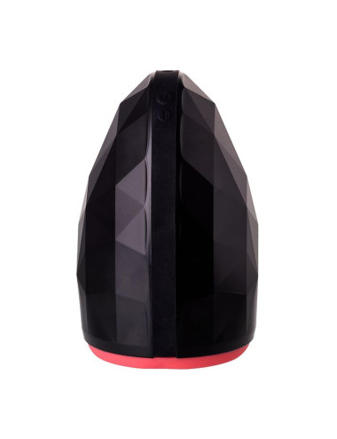 EROTIST Magma  Rechargeable masturbator with heating, Silicone, Black, 12 cm