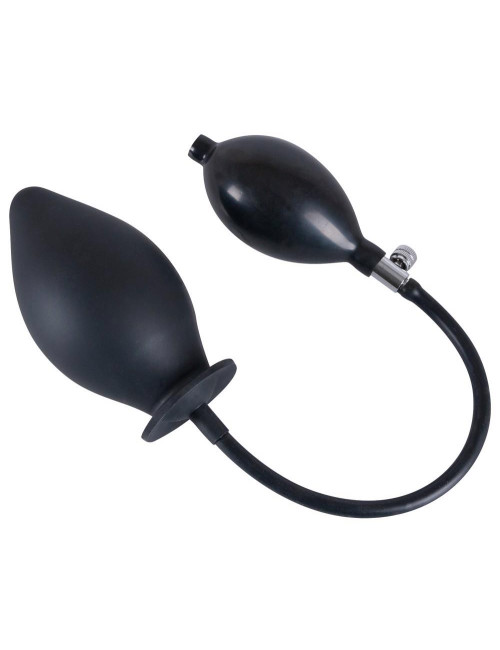 Inflatable Dildo Butt Plug - Zabawka Analna Pompowana Silikonowa 11,5 cm