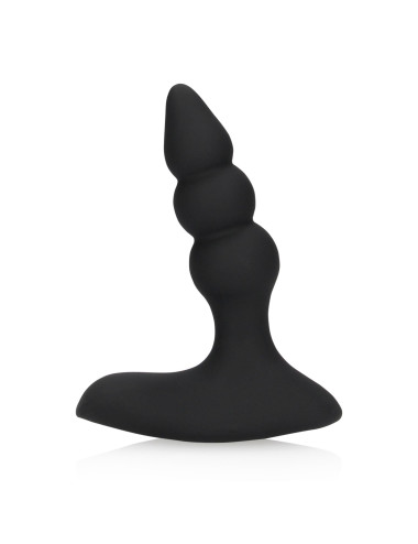 Beaded Vibrating Anal Plug with Remote Control