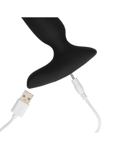 Beaded Vibrating Anal Plug with Remote Control