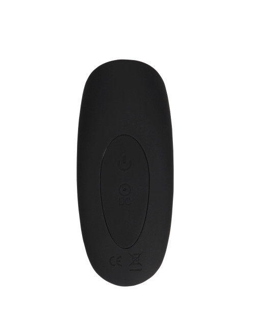 Plug analny z koralikami – wibrujący, z pilotem