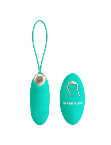 PRETTY LOVE - JULIA Dream chaser 2, Green, Wireless remote control 12 vibration functions