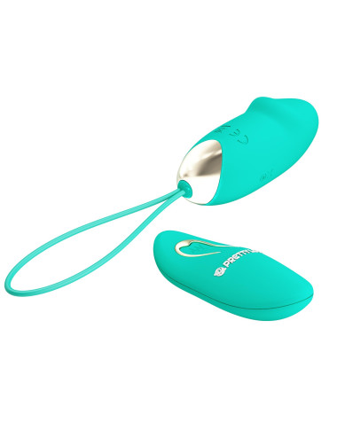 PRETTY LOVE - JULIA Dream chaser 2, Green, Wireless remote control 12 vibration functions