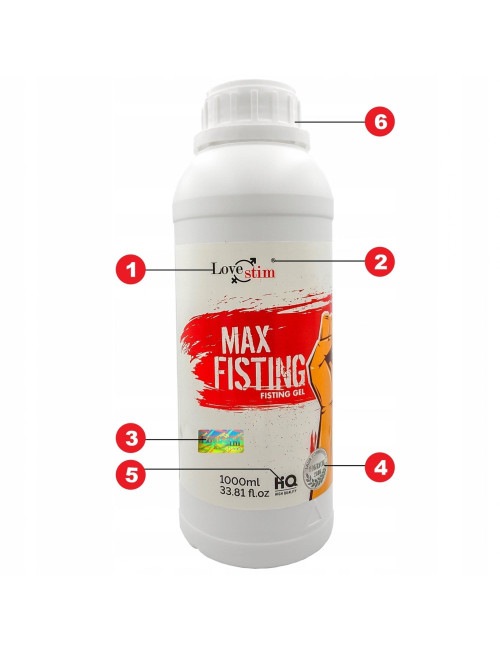 LoveStim Żel-Max Fisting Profesjonalny Żel Analny 1000 ml