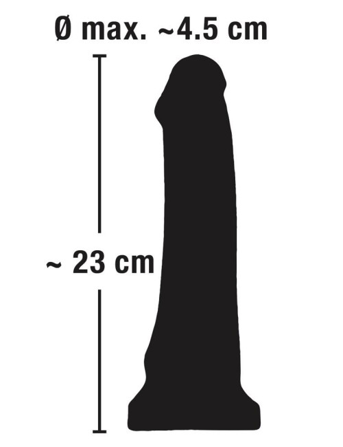 European Lover - Dildo Realistyczny Zabawki Erotystyczne PVC 23 cm