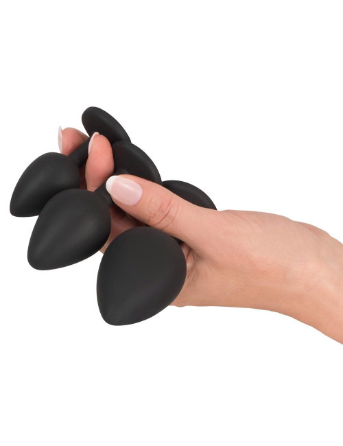 Black Velvets Anal Kit – Zestaw Analny z Prysznicem i 3 Wtyczki Analne