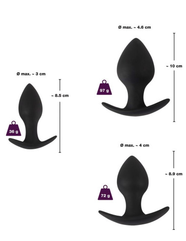 Black Velvets Anal trainer set
