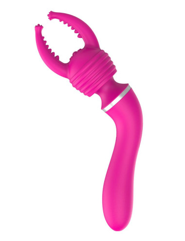 Dual Massager + overlay USB 10+10 functions Pink