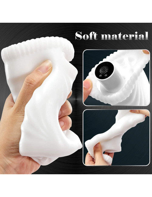 B - Series Cute Soft Vibrating Bullet Stroker Masturbator