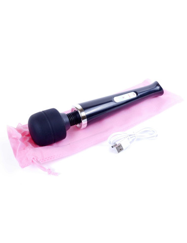 Stymulator-Magic Massager Wand USB Black 10 Function